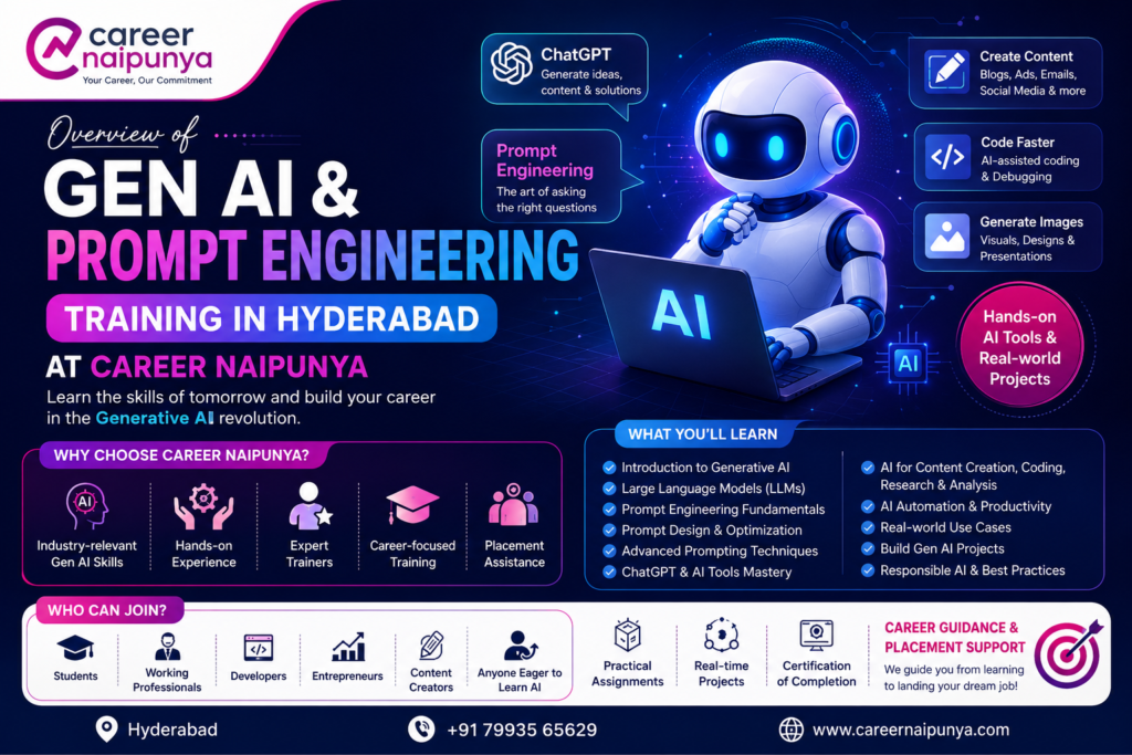 Best Gen AI & Prompt Engineering Traning in Hyderabad
